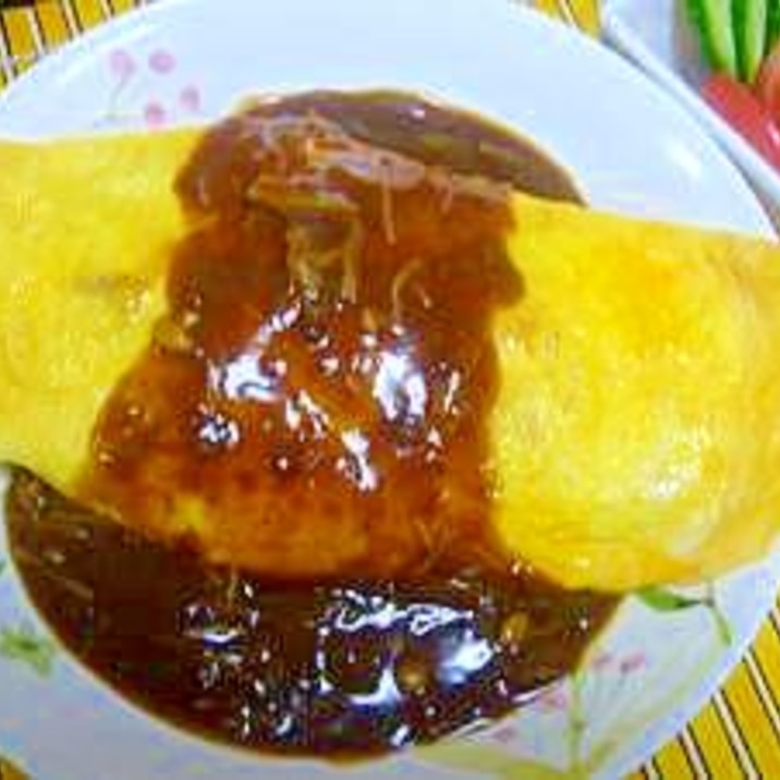 ビーフシチューのルーで 簡単デミオムライス レシピ 作り方 By Blue Hawai 1 楽天レシピ